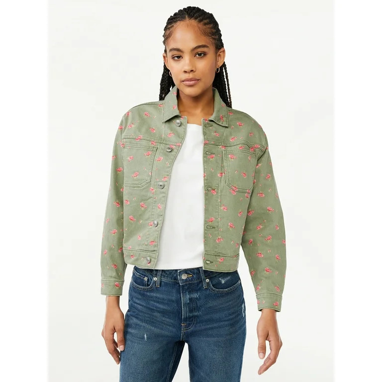 Free Assembly Women's Denim Jacket | Walmart (US)