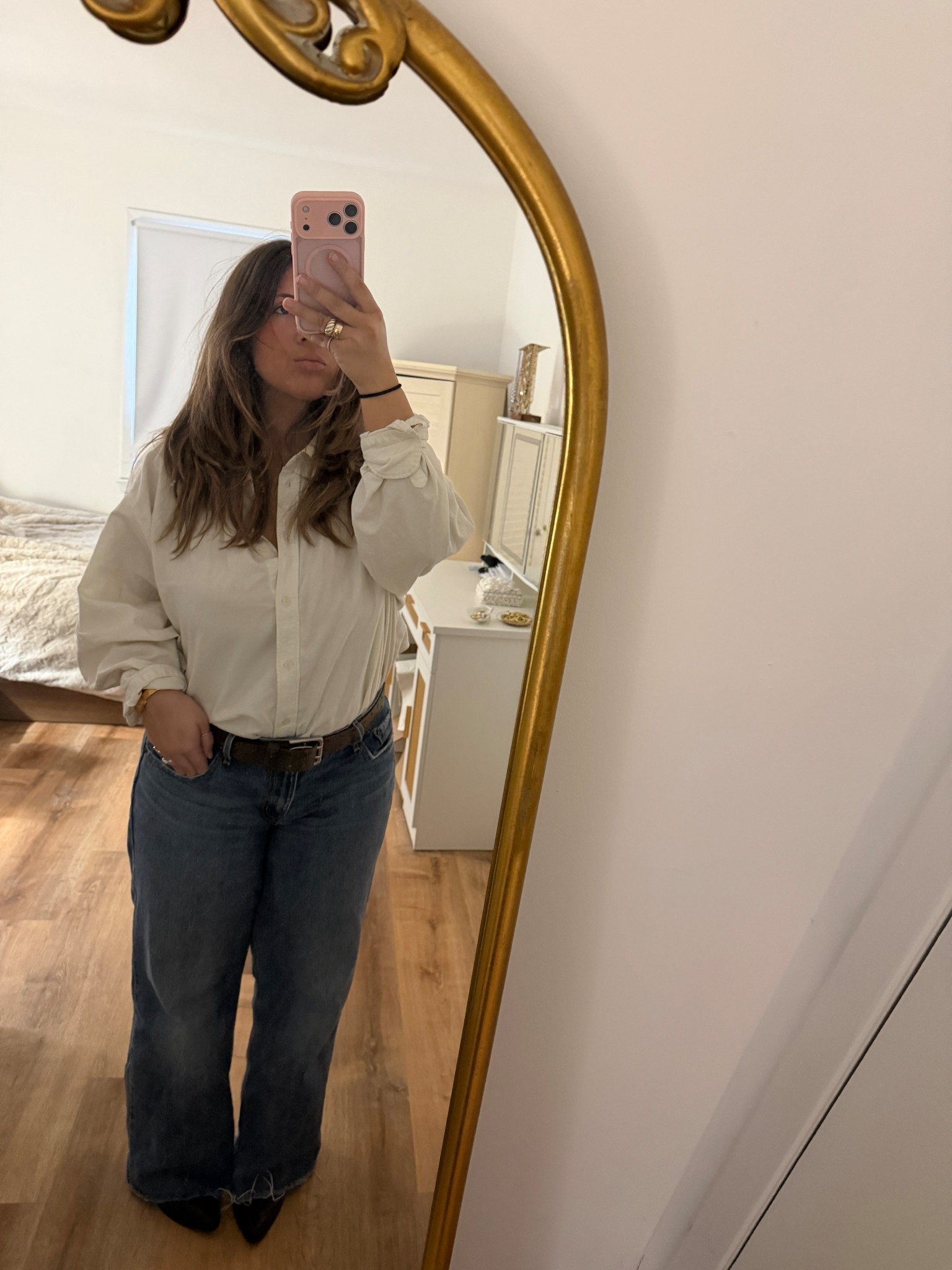 western chic 

boots are dsw, linked so comfy
button down old H&M
jeans Levi low loose, my new favs!!