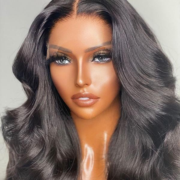 HD 5X5 BODY WAVE GLUELESS CLOSURE WIG | Haute Hair