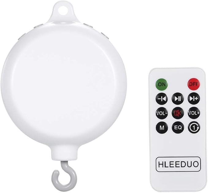 Decdeal Rotary Baby Crib Bed Toy Musical Mobiles 35 Songs Music Box Remote Control Movement Bells... | Amazon (US)