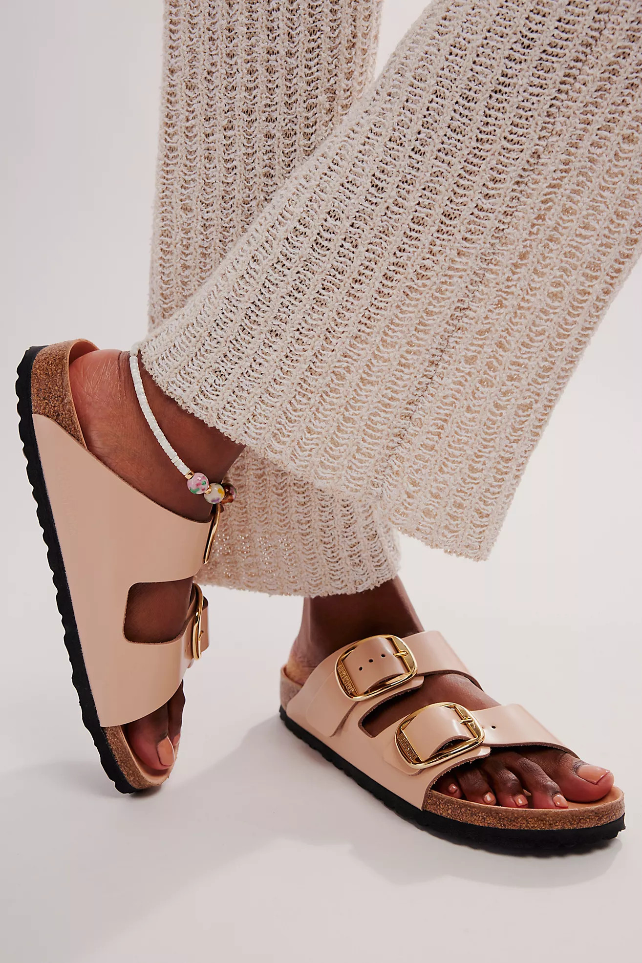 Arizona Big Buckle High Shine Birkenstock Sandals | Free People (Global - UK&FR Excluded)