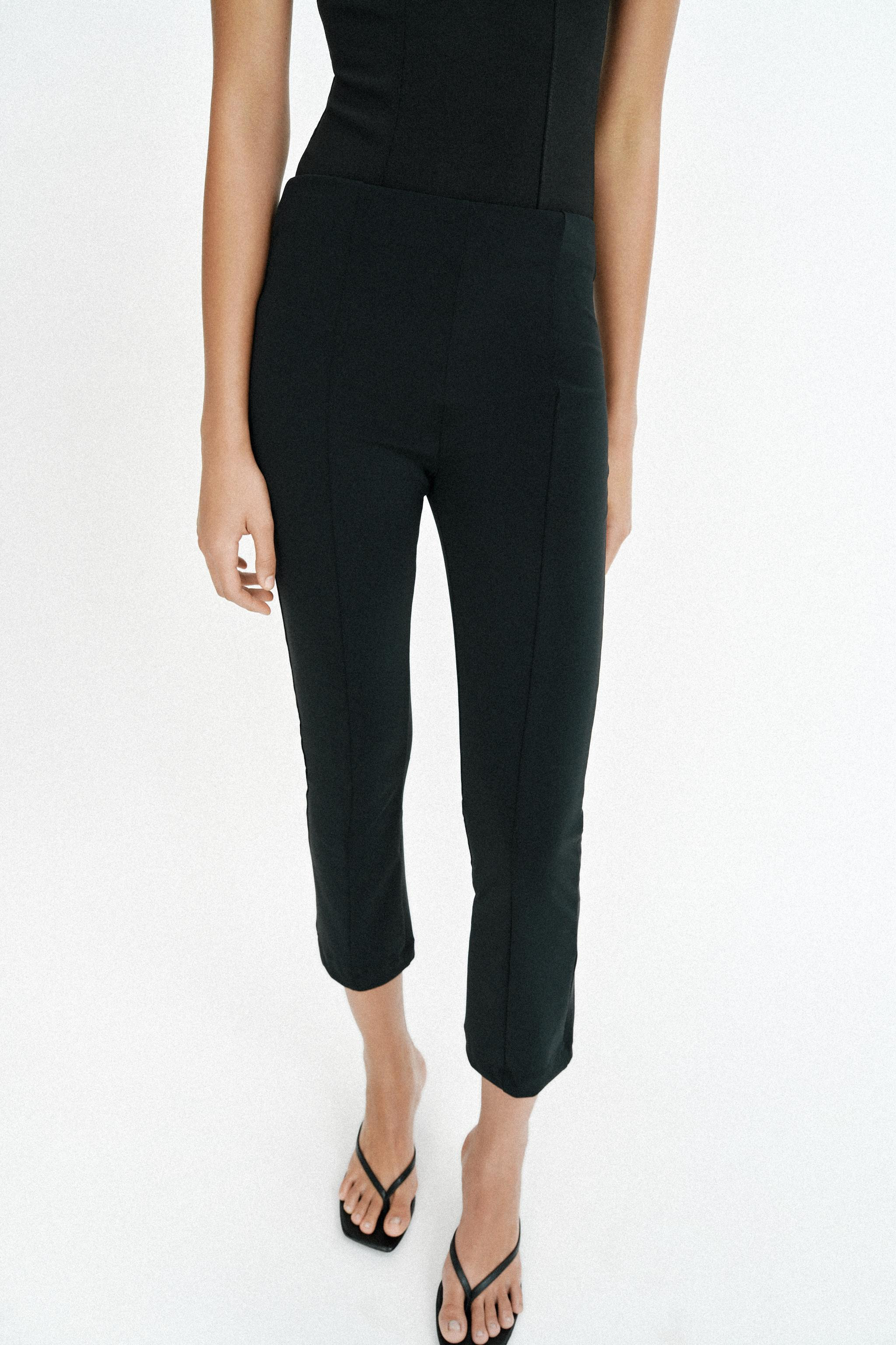 FLARE LEGGINGS WITH SEAM DETAIL | Zara Canada