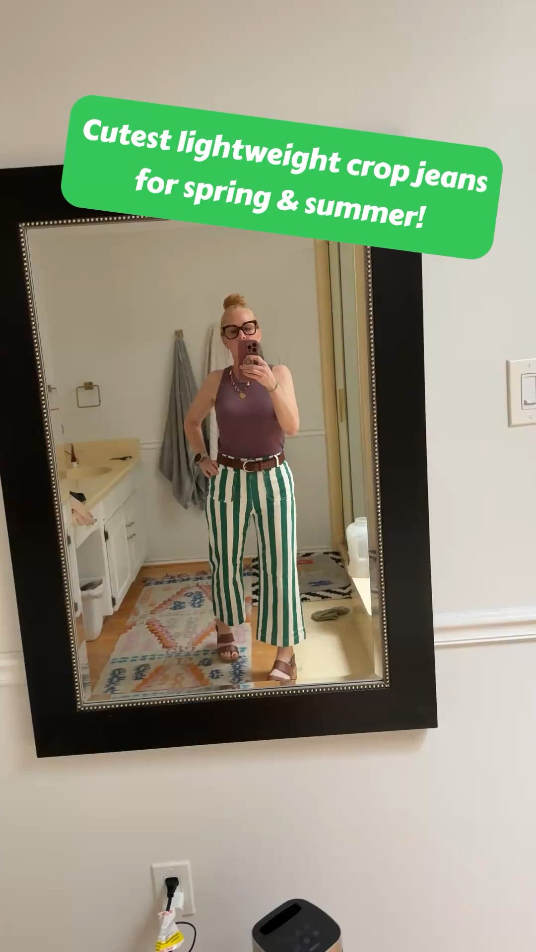 These lightweight crop jeans are adorable and comfortable for spring & summer! And my reef sandals are comfy enough to wear all day running errands  

#LTKSpringSale #LTKmomlife #LTKgrwm