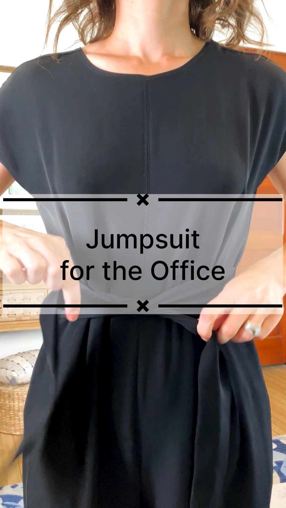 Jumpsuit for the office!
Wearing size 00P Loft jumpsuit, linked similar. 
Size 6 Steve Madden heels, suede. 
Petite outfit. Summer outfit. Office outfit. Business casual. 

#LTKVideo #LTKOver40 #LTKWorkwear