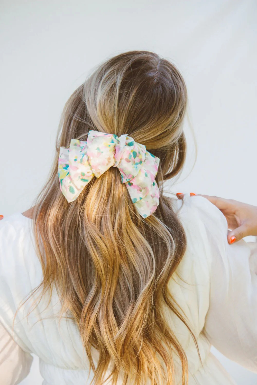 Monet's Garden Bow Scrunchie | Shop Andi