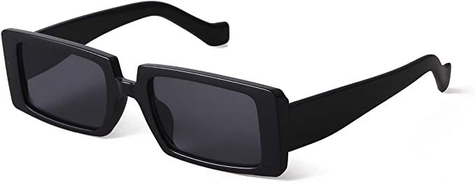 GIFIORE Rectangle Sunglasses for Women Retro Fashion Sunglasses UV 400 Protection Wide Frame Eyew... | Amazon (US)