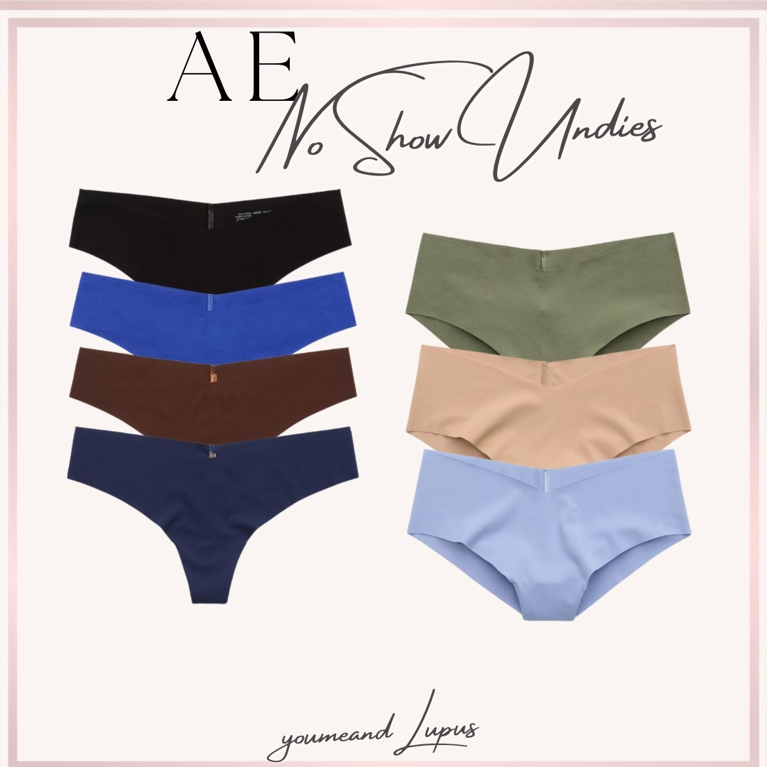 American Eagle has the best no show undies. 
Cheeky, thong, smooth, comfortable

#LTKSaleAlert #LTKStyleTip