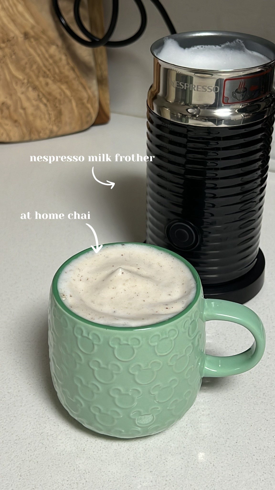 Two necessities for an at home chai ☕️ 

Tazo chai concentrate and the nespresso milk frother 

Ig: @jkyinthesky & @jillianybarra

#kitchenware #coffee #coffeecart #coffeeessentials #coffeemaker #nespresso #chaitealatte #householdgoods 

#LTKFamily #LTKSaleAlert #LTKHome