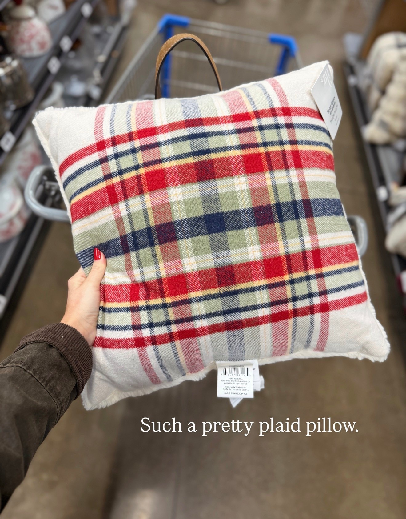 The cutest plaid pillow  

#LTKFindsUnder50 #LTKHome #LTKHoliday