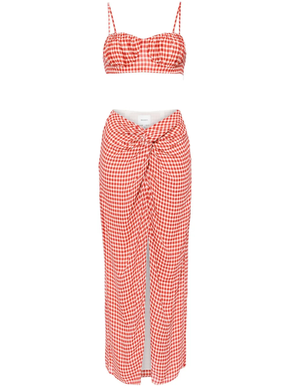 Reformation Alana two piece - Red | Farfetch Global