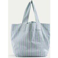 M&S Pure Cotton Striped Shopper Blue Mix | Marks & Spencer (UK)
