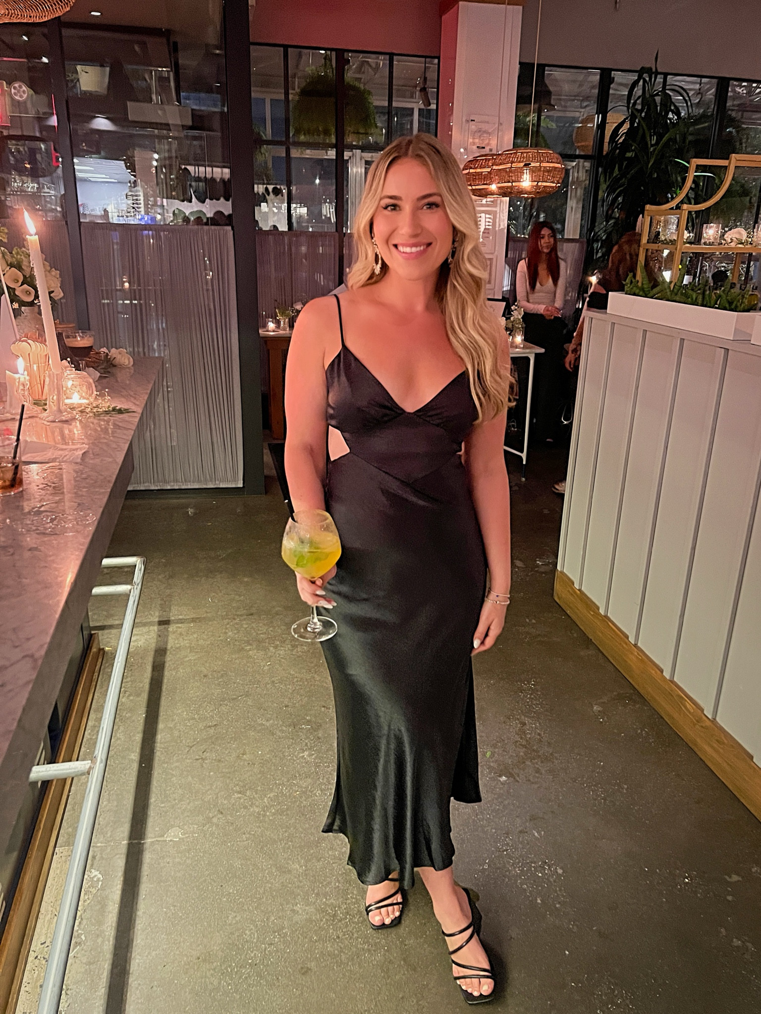 Simple black slip wedding guest dress under $50! 

#LTKshoecrush #LTKwedding #LTKfindsunder50