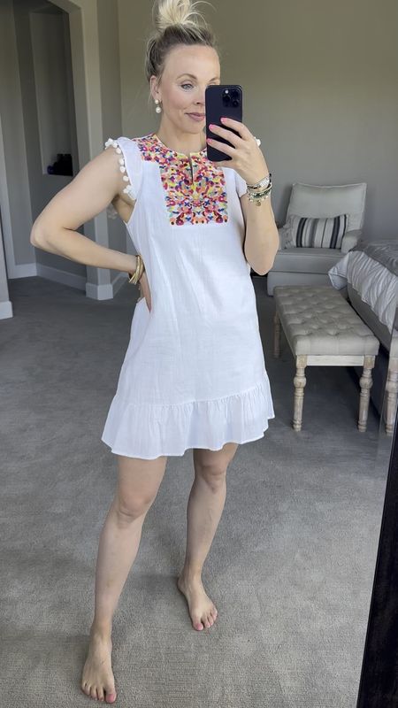 One of my favorite dress from Amazon! Perfect for a Mexico vacation, cinco de mayo and family pictures on the beach! Wearing a size small 

#LTKfindsunder50 #LTKstyletip #LTKfamily