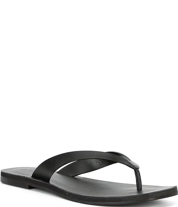 Steffan Leather Thong Sandals | Dillard's