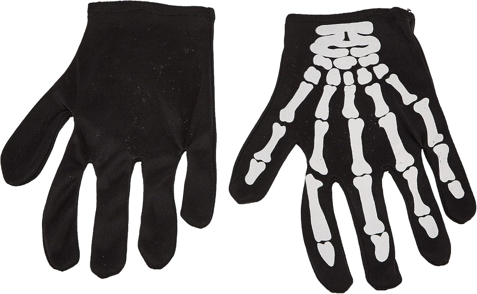 Kangaroo Halloween Accessories - Skeleton Gloves I Stretchable Kids Skull Gloves I Black Skeleton Gl | Amazon (US)