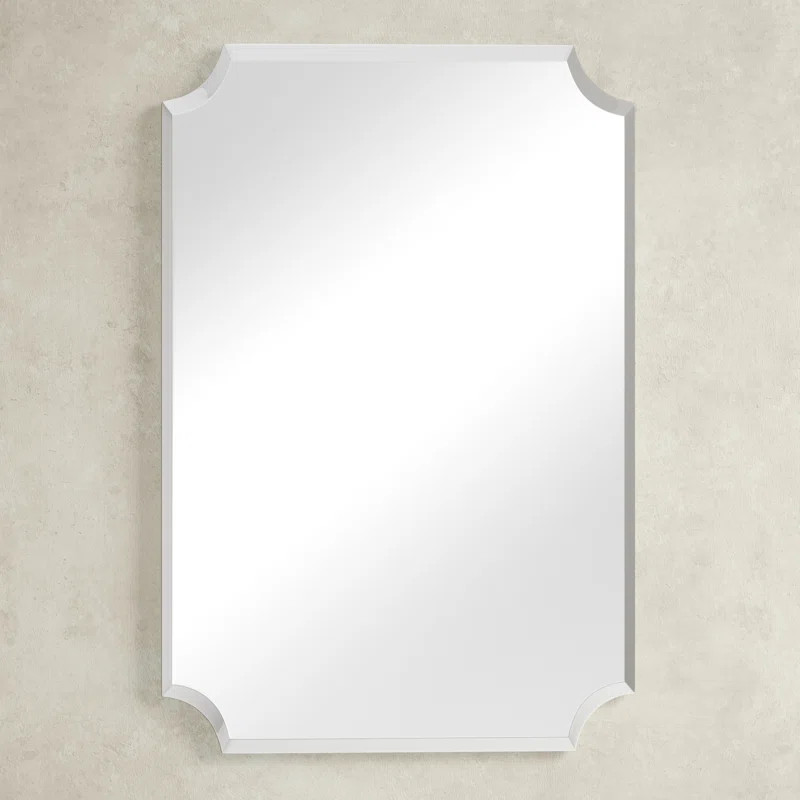 Lyra Modern & Contemporary Beveled Frameless Accent Mirror | Wayfair North America