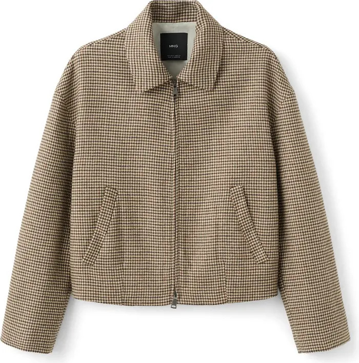 Gina Houndstooth Microcheck Jacket | Nordstrom