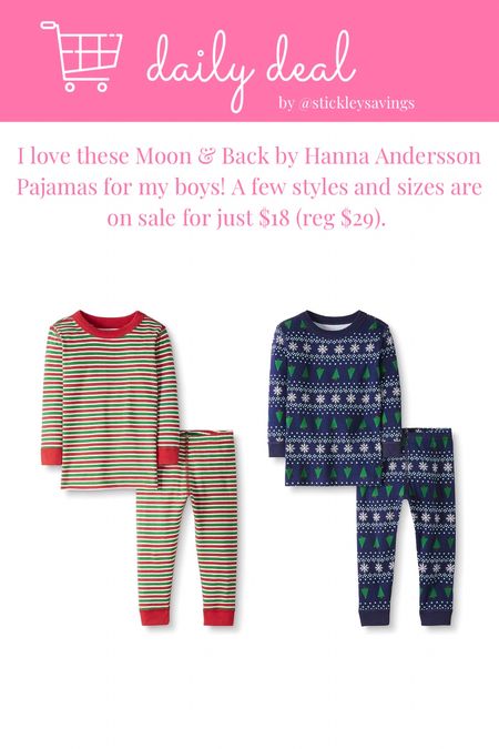 Moon & Back by Hanna Andersson pajamas on sale!

#LTKkids #LTKbaby #LTKfamily