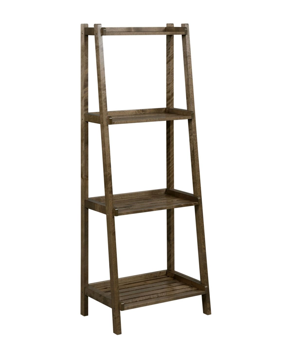 New Ridge Home Goods Dunnsville 4-Tier Ladder Leaning Shelf Bookcase | Macys (US)