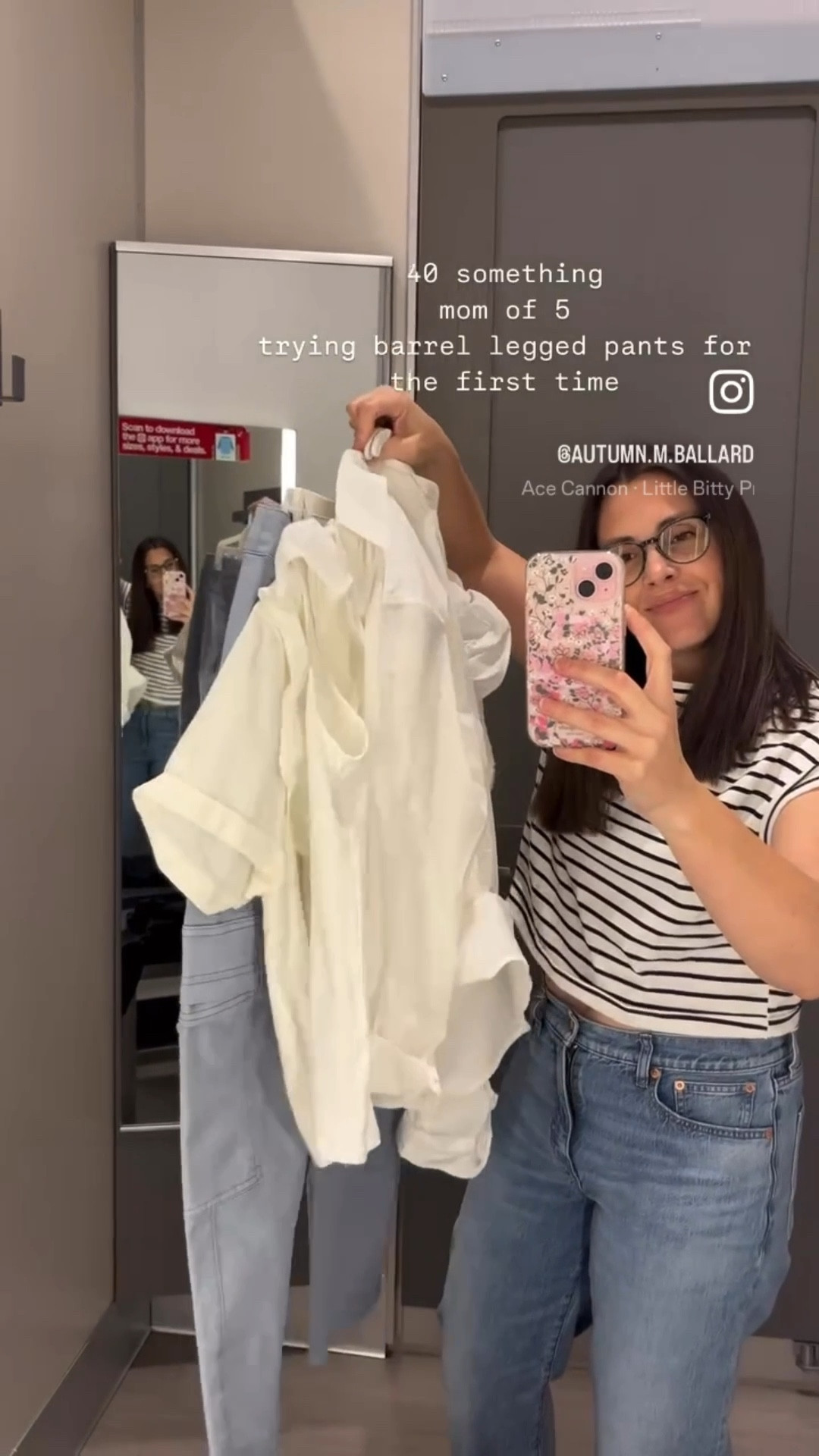 Did someone say barrel legged cargos? + spring white tops 🤍

Size 6 in the pants
Small in tops 

#LTKSpringSale #LTKOver40 #LTKPetite