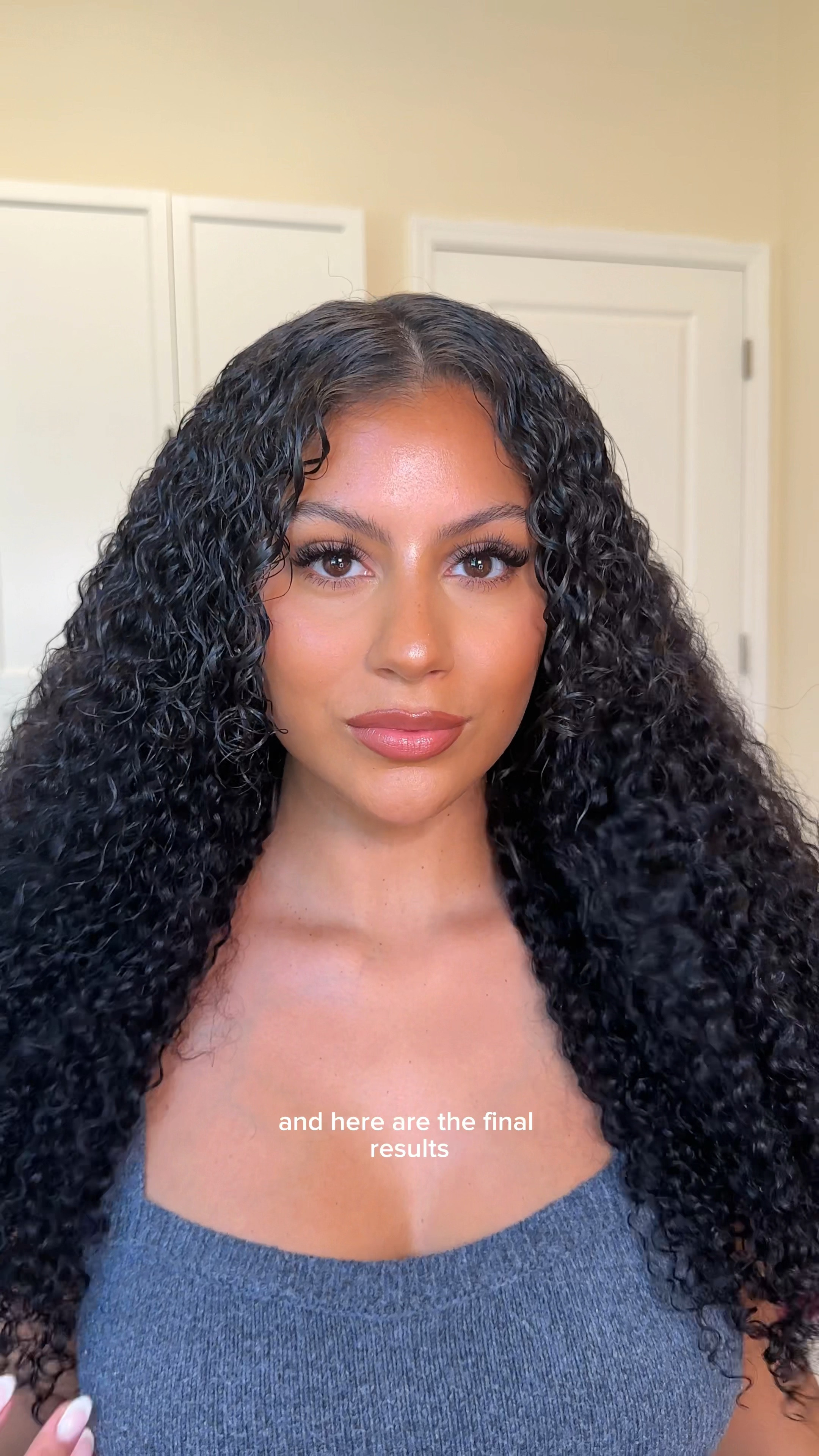 Ainmeys 26 Inch Curly V Part Wigs curated on LTK