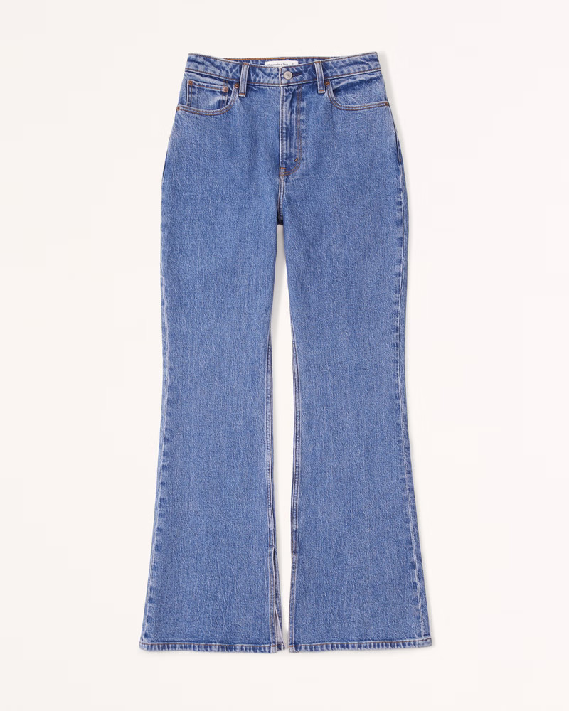 Curve Love High Rise Vintage Flare Jean | Abercrombie & Fitch (US)