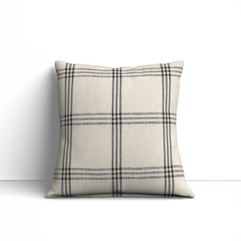 Caria Embroidered Cotton Throw Pillow | Joss & Main