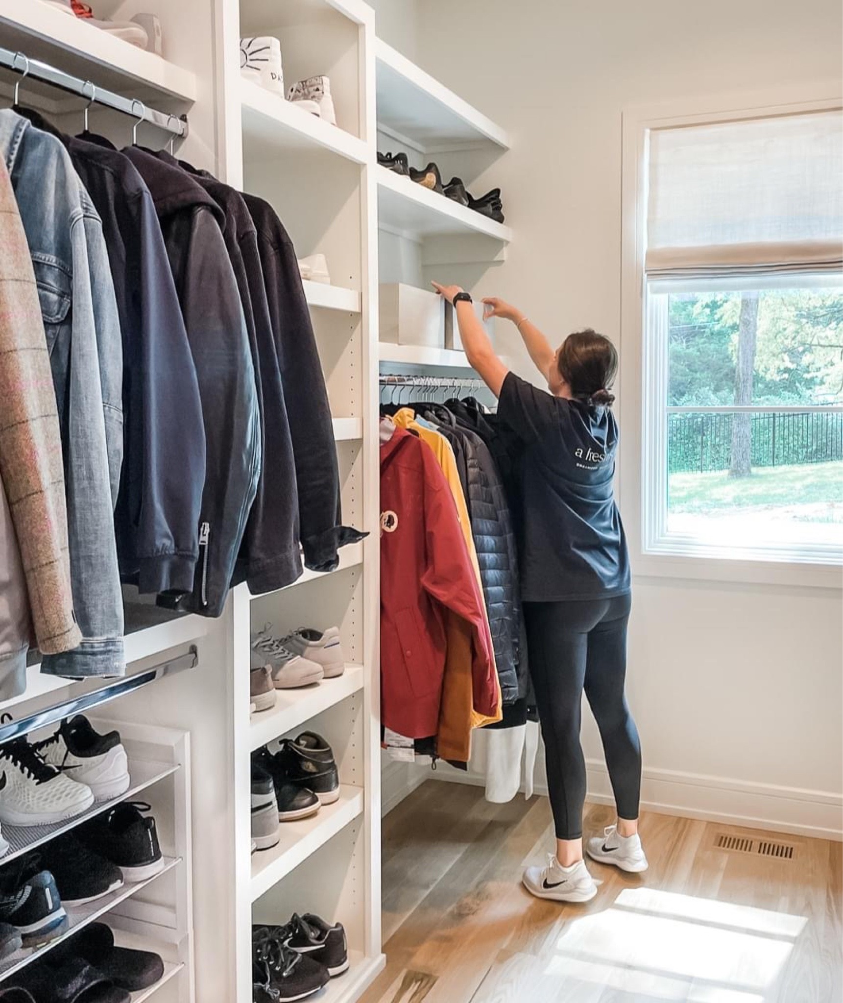 ✨Wrapping up an unpack with some finishing touches on this closet. Emily is making sure everything is lined up and labeled properly and that everything makes sense for the walkthrough with our client (who was absolutely thrilled since he'd not actually seen the closet as we unpacked them while they were traveling!).

🙌Setting him up for organizing success was the goal... and we delivered!

#LTKmens #LTKfamily #LTKhome