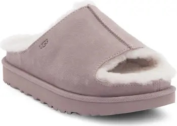 Greenport Genuine Shearling Lined Platform Slide Sandal (Women) | Nordstrom Rack