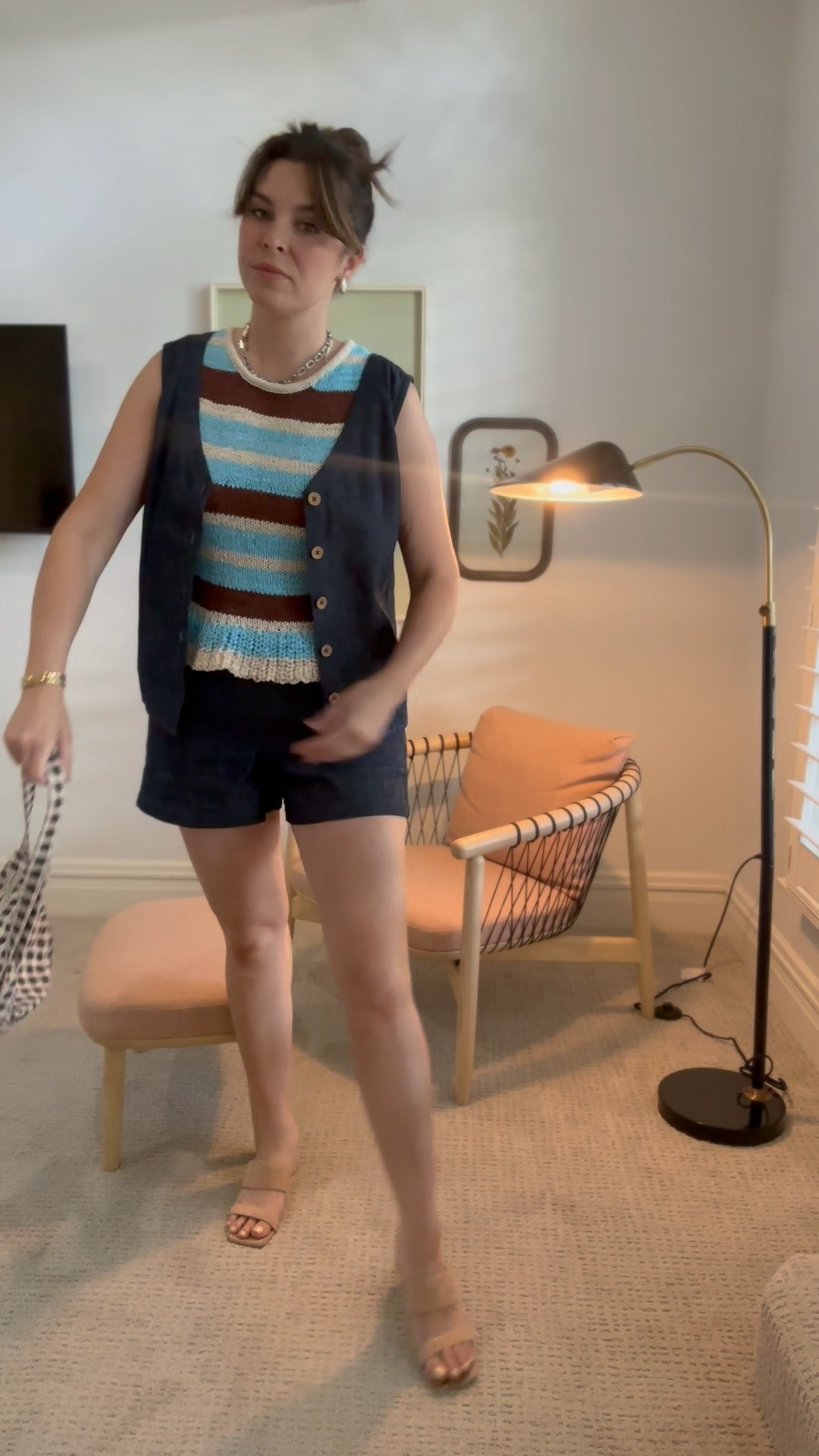 One set, ten ways! Add a little texture with a knit top. Bonus points for stripes and color and another pattern on top  

#LTKSeasonal #LTKStyleTip #LTKMidsize