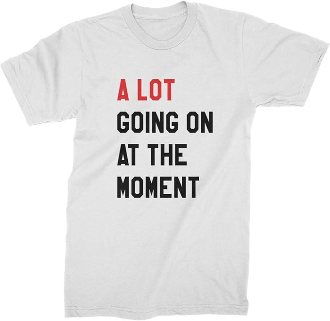 Expression Tees A Lot Going On at The Moment New TTPD Poet Department Mens T-Shirt | Amazon (US)