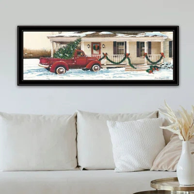 Trendy Decor 4U Christmas-Themed Framed Wall Art For Living Room And Bedroom, Elevate Home Decor With Modern Elegance | Wayfair North America