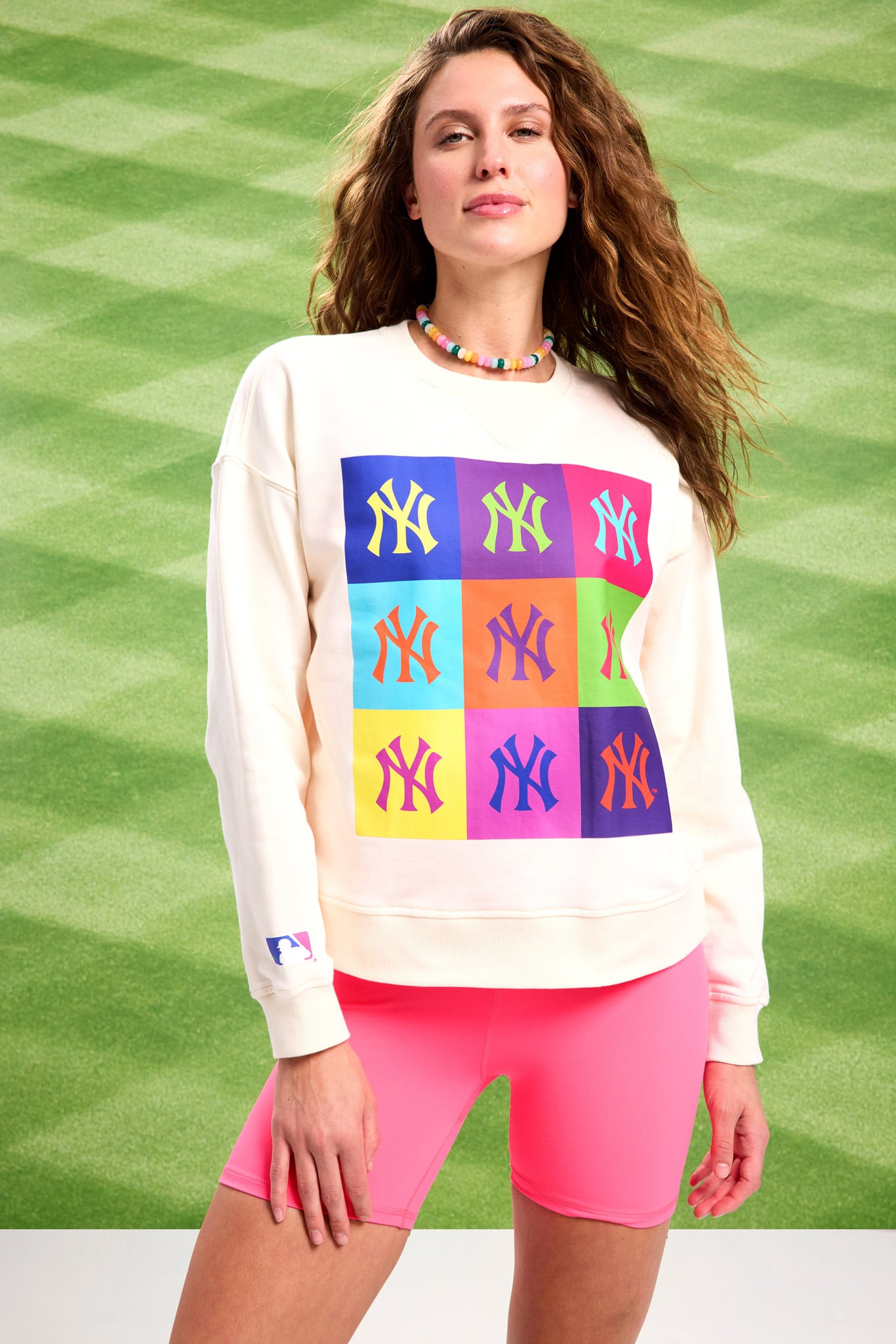Yankees Crew with Neon Logos | Terez