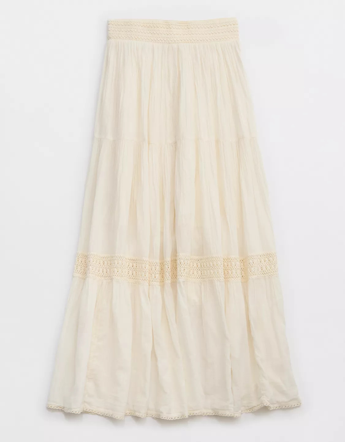 Aerie Crochet The Day Maxi Skirt | Aerie