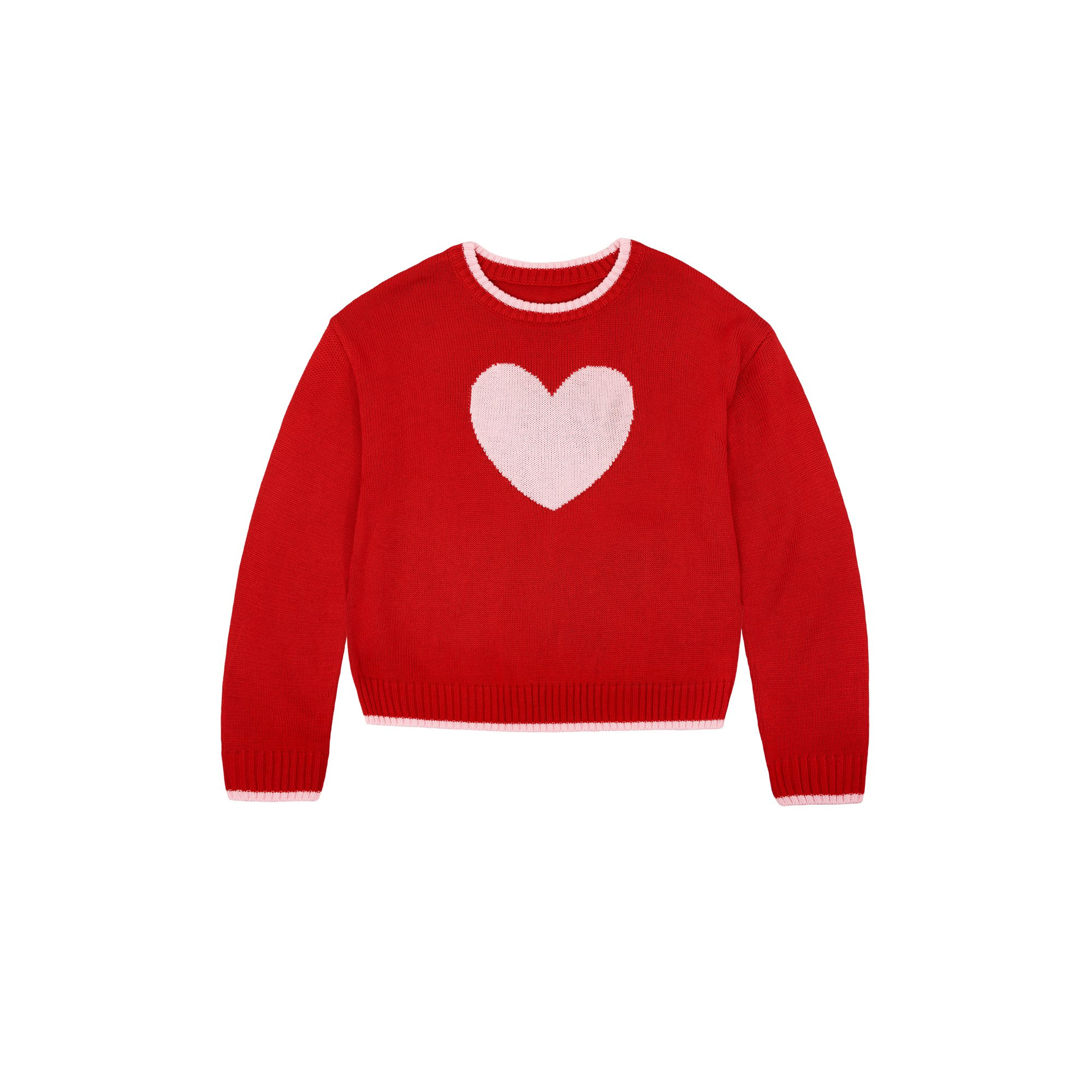 Way to Celebrate Toddler Girl Valentines Day Sweater, Sizes 12M-5T | Walmart (US)