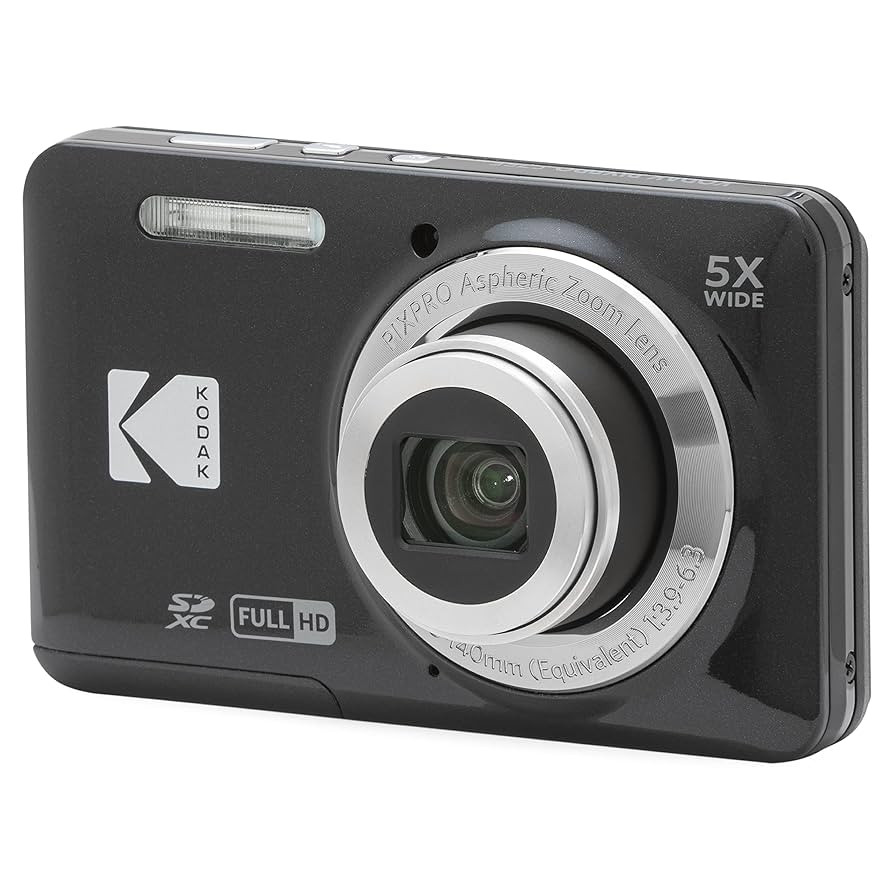 KODAK PIXPRO FZ55-BK 16MP CMOS Sensor Digital Camera 5X Optical Zoom 28mm Wide Angle 1080P Full H... | Amazon (US)