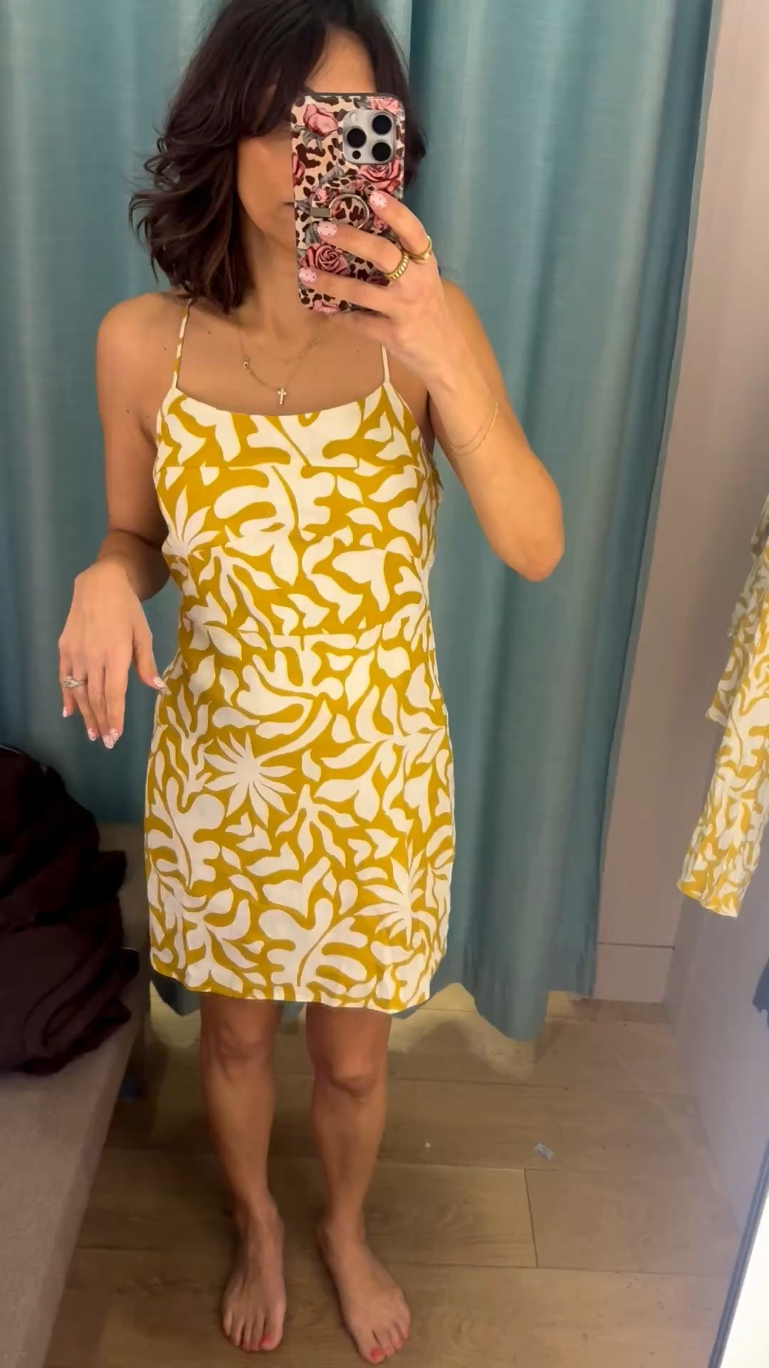 The prettiest vacation dress
Open back 
Linen

#LTKSwim #LTKTravel #LTKOver40