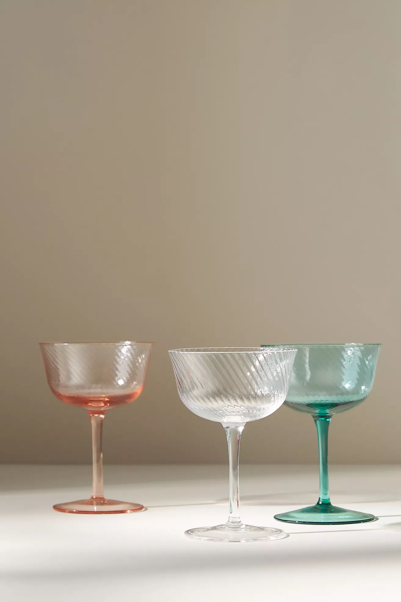 Vista Coupe Glasses, Set of 4 | Anthropologie (US)