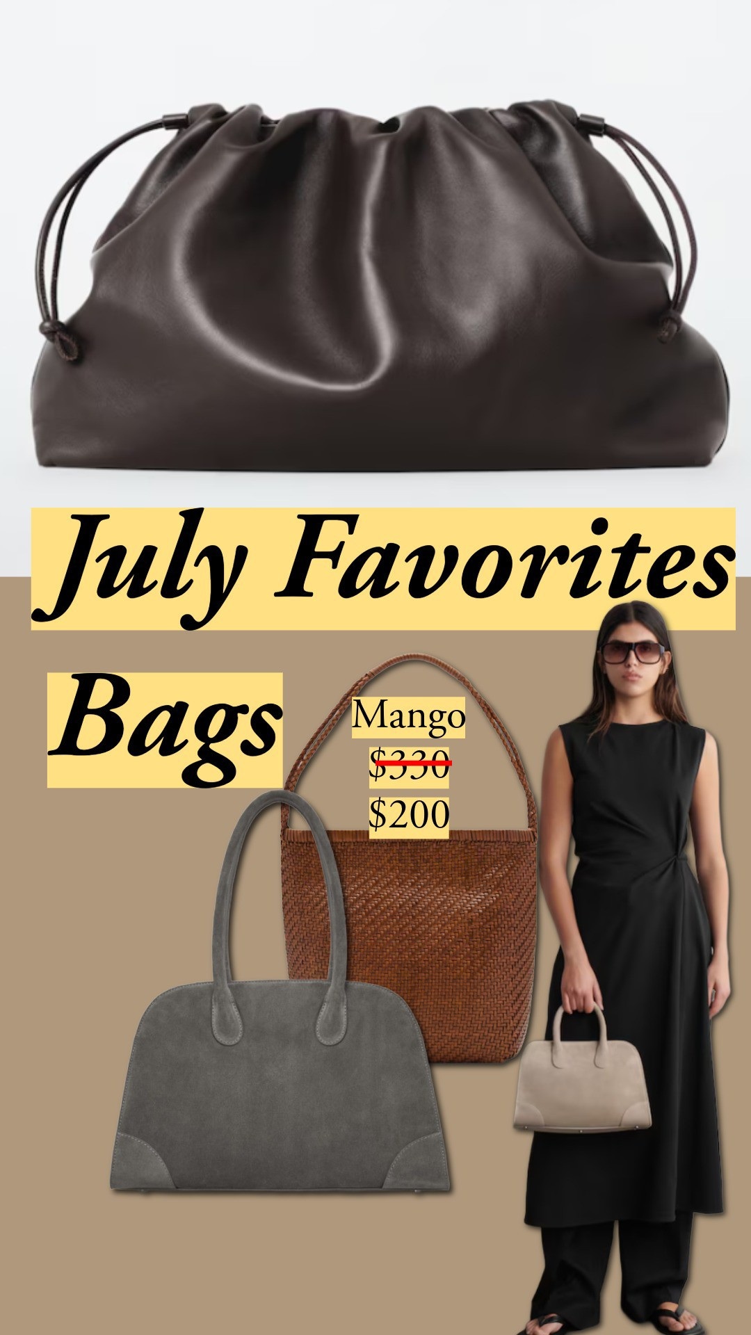 Bags | July favorites| Mango | Cos | J.Crew | Banana Republic| 👜

#LTKItBag #LTKStyleTip #LTKSaleAlert