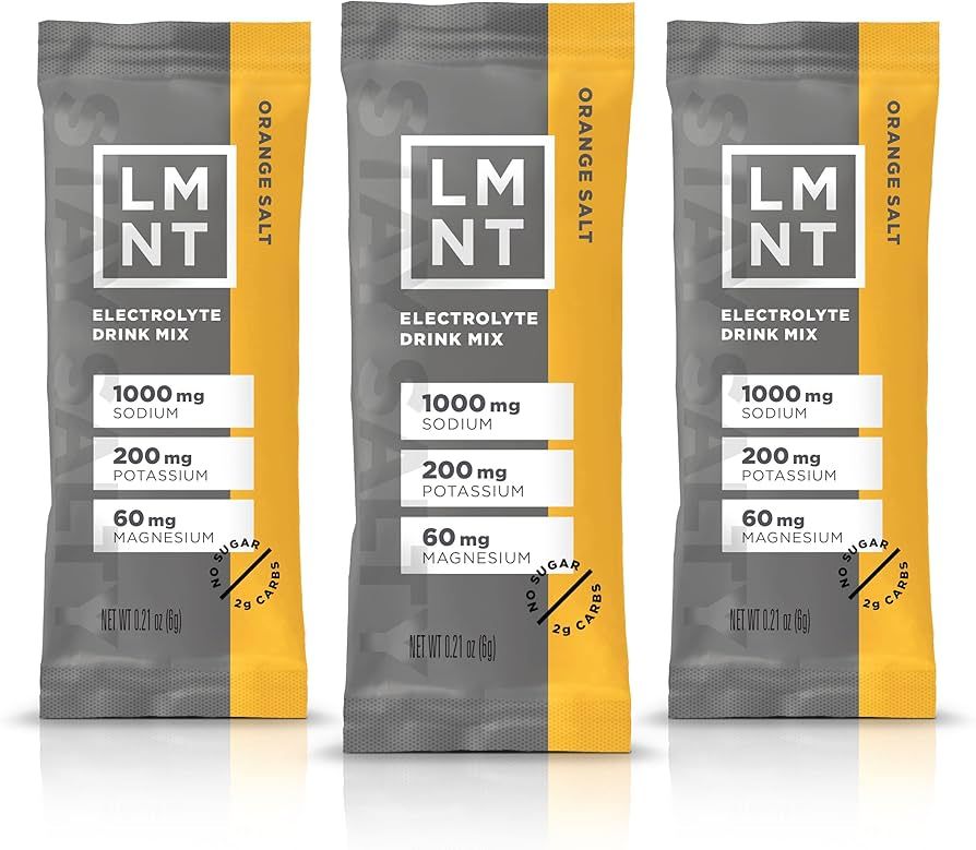 LMNT Zero-Sugar Electrolytes - Orange Salt - Hydration Powder Packets | No Dodgy Ingredients | Ke... | Amazon (US)