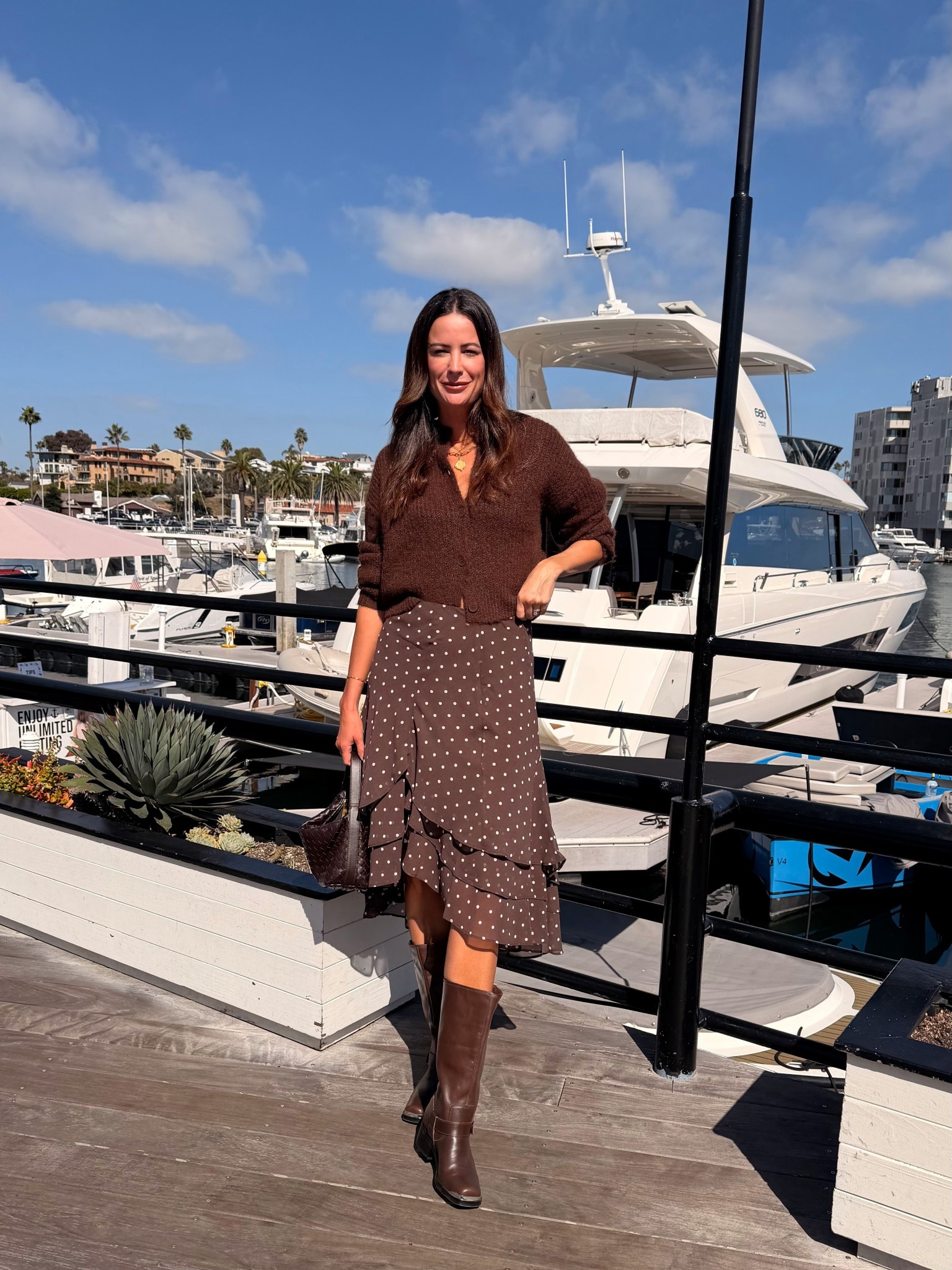 Cutest outfit for fall! Love this cardigan (comes in tons of colors) with its matching polka dot maxi skirt. 

#LTKFindsUnder100 #LTKSeasonal #LTKStyleTip