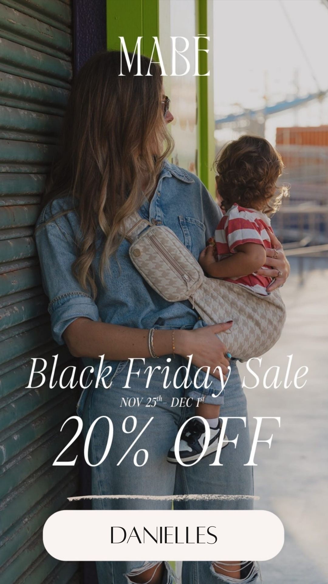 Mabē Black Friday Sale is here! 20% off sitewide with my code ‘DANIELLES’. They just dropped their new toddler sling and accessory bags. Perfect for those active toddler years! I own two of the carriers and now the toddler sling, these carriers have been the best I’ve used since becoming a Mom. 

Mabē, baby carrier, toddler sling, travel with kids, mom must haves, baby registry items, new mom items, toddler must haves 

#LTKmomlife #LTKCyberWeek #LTKKids