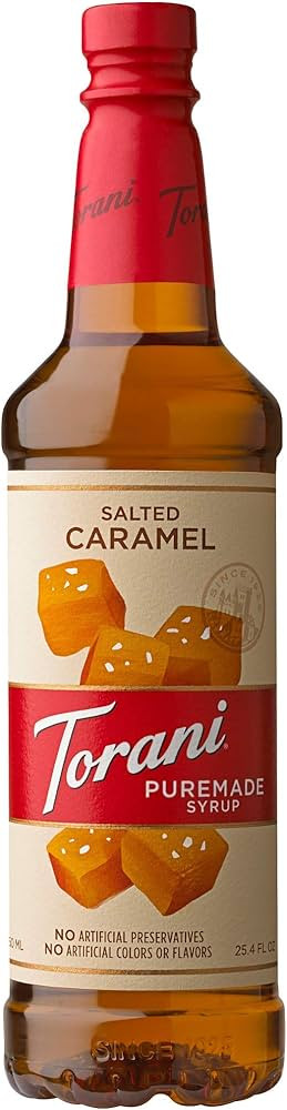 Torani Puremade Syrup, Salted Caramel, 25.4 Ounces | Amazon (US)