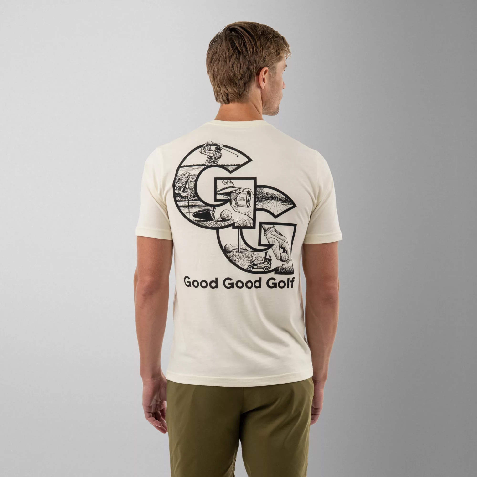 Good Good Golf Men's Play The Game Golf T-Shirt, XXL, Cream | DICK'S Sporting Goods