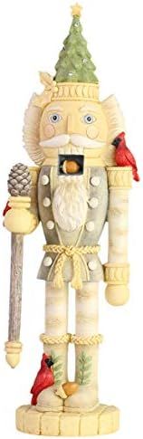 Enesco Heart of Christmas Woodland Birchwood Nutcracker Figurine, 7.6 Inch, Multicolor | Amazon (US)