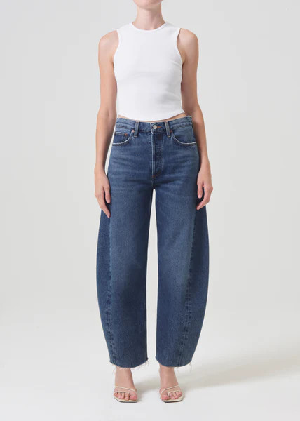 Luna High Rise Pieced Taper in Control | AGOLDE