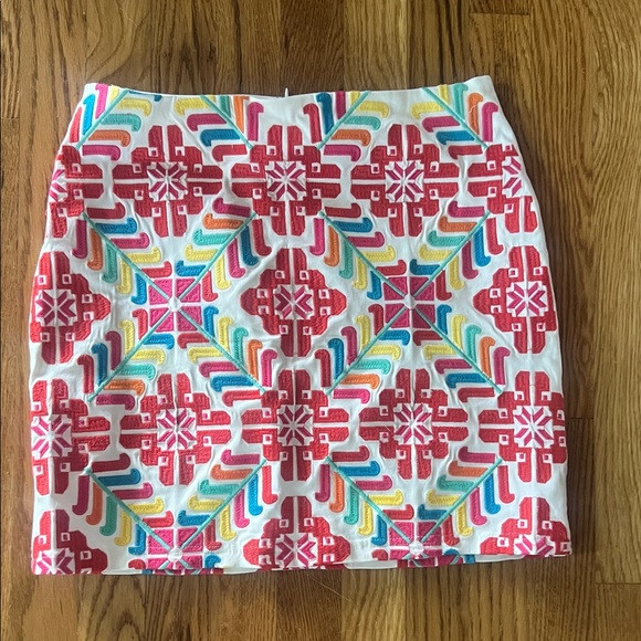 J.Marie Multicolor Embroidered Mini Skirt | Poshmark