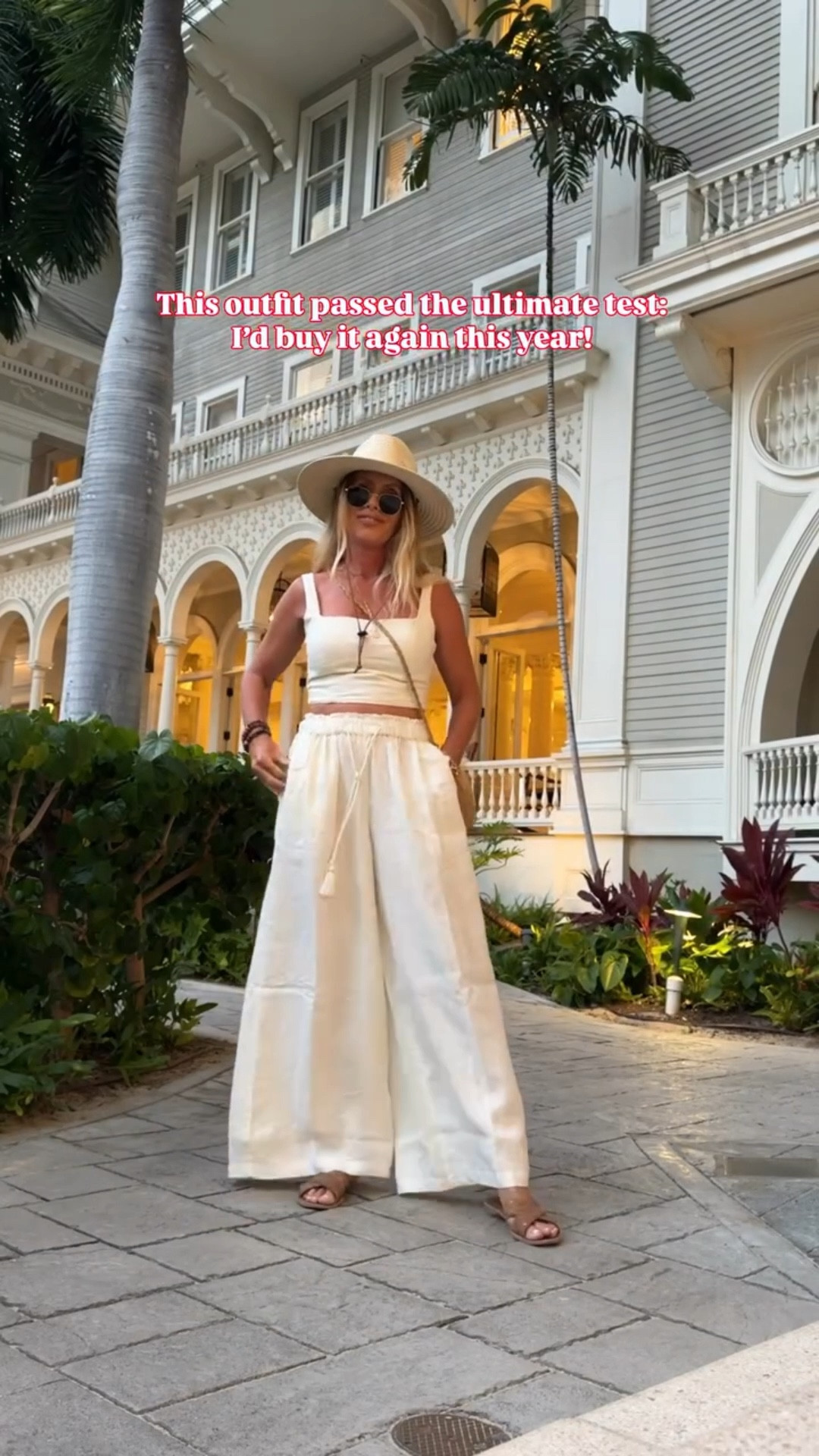 Would you buy this outfit again? YES or NO ?

Pants are on sale ! 💰


#springfashion #vacationoutfit #resortwear

#LTKootd #LTKSpringSale #LTKFestival