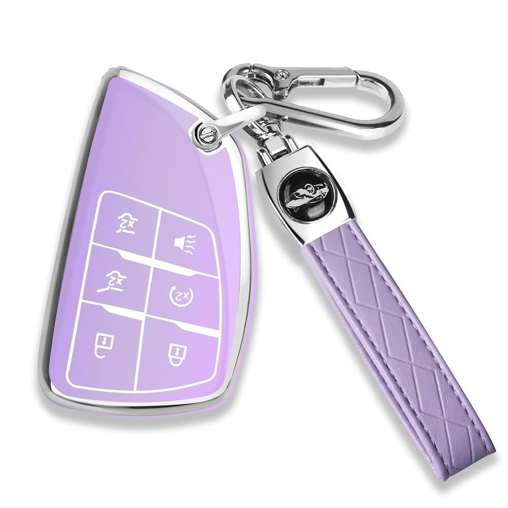 QBUC for Chevy Key Fob Cover with Keychain Soft TPU Protection Case Compatible with 2021-2026 Che... | Amazon (US)