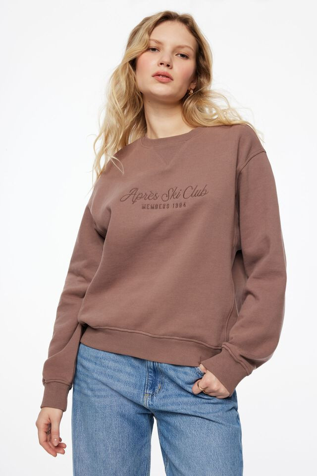 Classic Embroidered Sweatshirt | Dynamite Clothing